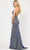 Poly USA 8668 - Sleeveless Deep V-Neckline Long Gown Evening Dresses