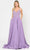Poly USA 8670 - Sleeveless Deep V-neck Prom Dress Prom Dresses