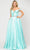 Poly USA 8686 - Off-Shoulder Sweetheart A-line Gown Prom Dresses
