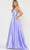 Poly USA 8690 - V-Neck Surplice Bodice Mikado Evening Gown Bridesmaid Dresses