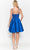 Poly USA 8694 - Embroidered V-Neck Short Dress With Pocket Cocktail Dresses