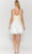 Poly USA 8696 - Sleeveless Plunging V-neck Cocktail Dress Cocktail Dresses