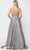 Poly USA 8716 - Strappy Back Glitter A-Line Prom Dress Prom Dresses
