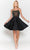 Poly USA 8730 - Sleeveless Sequined Bodice Short Dress Cocktail Dresses