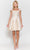 Poly USA 8732 - Off-shoulder Square Neck Short Dress Cocktail Dresses