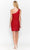 Poly USA 8804 - Asymmetrical Neckline Cocktail Dress Cocktail Dresses
