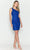 Poly USA 8812 - One Sleeve Sequin Cocktail Dress Cocktail Dresses XS / Royal