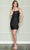 Poly USA 8918 - Ruched Embellished Short Dress Homecoming Dresses