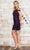 Poly USA 8934 - Strappy One Shoulder Cocktail Dress Cocktail Dresses XS / Purple