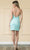 Poly USA 8948 - Strappy Back Sequin Short Dress Cocktail Dresses