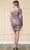Poly USA 8970 - Long Sleeve Sequin Cocktail Dress Cocktail Dresses