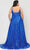 Poly USA W1004 - Sleeveless Plunging V-neck Formal Gown Prom Dresses