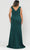 Poly USA W1022 - Sleeveless Plunging V-Neck Formal Dress Evening Dresses