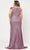 Poly USA W1042 - Off-shoulder V-neck Evening Gown Prom Dresses