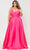 Poly USA W1070 - Plunging V-Neck Sleeveless Formal Gown Evening Dresses