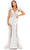 Portia and Scarlett PS1986 - Feather Ornate Paneled Prom Dress Special Occasion Dress