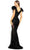 Portia and Scarlett PS1986 - Feather Ornate Paneled Prom Dress Special Occasion Dress