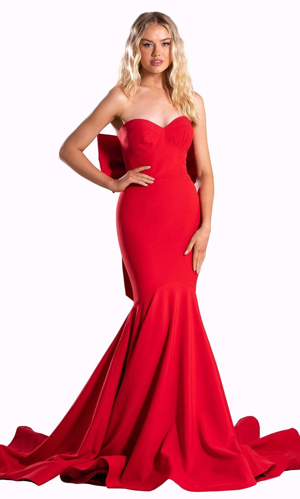 The Scarlet Dress :: Shoulder Bows & Tweed - Color & Chic