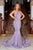 Portia and Scarlett - PS21208 Strapless V-Neck Sequin Gown Prom Dresses 0 / Lilac