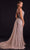 Portia and Scarlett - PS21222 Beaded V Neck Dress with Overskirt Special Occasion Dress