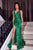 Portia and Scarlett - PS21228 Sequined Plunging V Neck Fringe Dress Prom Dresses 0 / Emerald