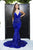 Portia and Scarlett - PS21235 V Neck Open Back Bedazzled Dress Evening Dresses