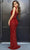Portia and Scarlett PS21280 - Sequin V-Neck Prom Dress with Slit Special Occasion Dress