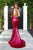 Portia and Scarlett - Ps21283 Plunging V-Neck Mermaid Gown Prom Dresses
