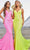 Portia and Scarlett - PS21287 V-Neck Open Back Paillette Sequin Gown Prom Dresses 0 / Hot Pink