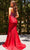 Portia and Scarlett - PS22198 Glittered V-Neck Trumpet Gown Prom Dresses