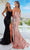 Portia and Scarlett - PS22319 Corset Bodice High Slit Sequin Gown Prom Dresses