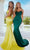 Portia and Scarlett - Ps22325 Cowl Style Illusion Cutout Gown Special Occasion Dress