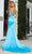 Portia and Scarlett - Ps22325 Cowl Style Illusion Cutout Gown Special Occasion Dress