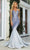 Portia and Scarlett - Ps22344 Strapless Ombre Glitter Gown Special Occasion Dress 18 / Periwinkle Ombre