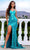 Portia and Scarlett - PS22390 Sequined V Neck Trumpet Dress Prom Dresses 0 / Emerald