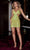 Portia and Scarlett PS22480C - Side Cutouts Cocktail Dress Cocktail Dress 0 / Yellow