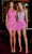 Portia and Scarlett PS22482C - One-Shoulder Cocktail Dress Special Occasion Dress 0 / Hot-Pink