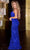 Portia and Scarlett PS22510 - Strapless Sequin Prom Dress In Blue