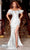 Portia and Scarlett PS22523 - Feather Ornate Prom Dress Special Occasion Dress