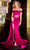 Portia and Scarlett PS22549 - Draped Corset Prom Dress with Slit Special Occasion Dress