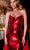 Portia and Scarlett PS22582s - Strapless Overskirt Evening Gown Special Occasion Dress 0 / Red