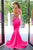 Portia and Scarlett - PS22705 Crisscross Back Mermaid Plain Fit Dress Prom Dresses