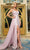 Portia and Scarlett - Ps22910 Sweetheart Embellished Slit Gown Special Occasion Dress 18 / Blush