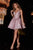 Portia and Scarlett PS23005 - Plunging V-Neck Sequin Cocktail Dress Cocktail Dresses