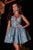Portia and Scarlett PS23005 - Plunging V-Neck Sequin Cocktail Dress Cocktail Dresses
