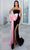 Portia and Scarlett PS23040 - Oversized Bow Prom Gown Special Occasion Dress 0 / Black Blush