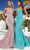 Portia and Scarlett PS23061 - Corset Sequin Prom Gown Evening Dresses 0 / Aqua