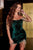Portia and Scarlett PS23150 - Fringed Velvet Sheath Cocktail Dress Cocktail Dresses