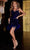Portia and Scarlett PS23166 - Corset Bodice Cocktail Dress Special Occasion Dress 0 / Cobalt