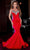 Portia and Scarlett PS23185 - Strapless Jeweled Prom Dress Special Occasion Dress 0 / Deep Red